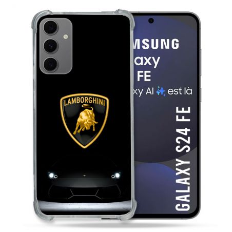Coque Renforcée Pour Samsung Galaxy S24 FE Lamborghini Noir
