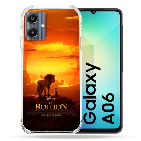 Coque Renforcée Pour Samsung Galaxy A06 Le Roi Lion Affiche