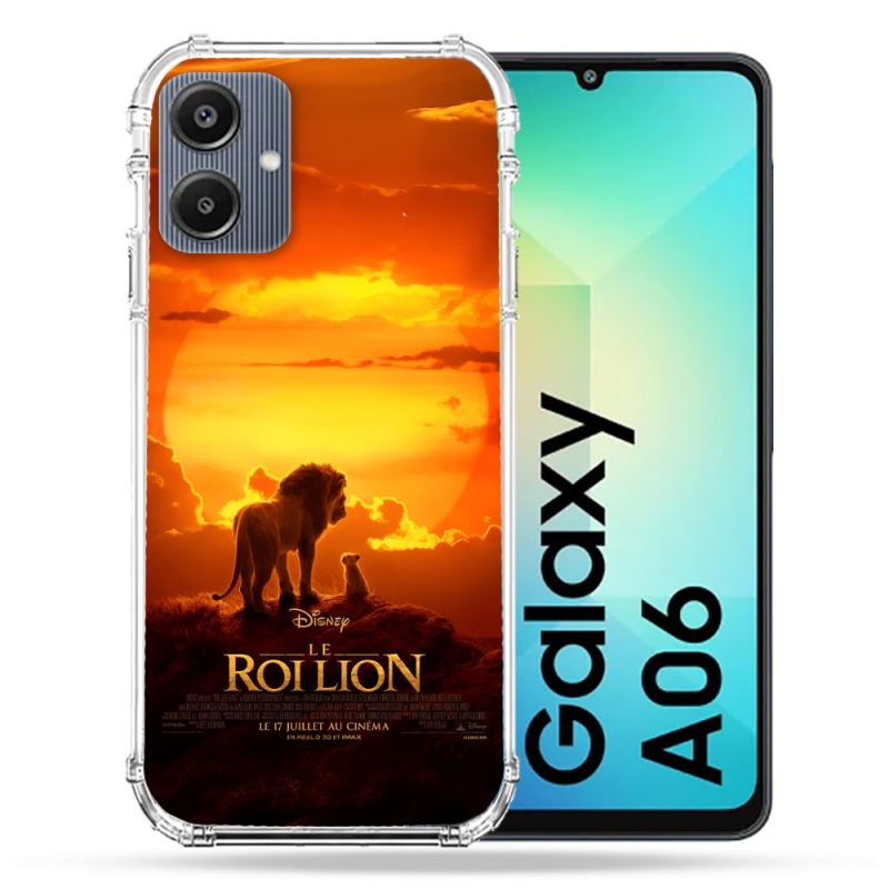 Coque Renforcée Pour Samsung Galaxy A06 Le Roi Lion Affiche