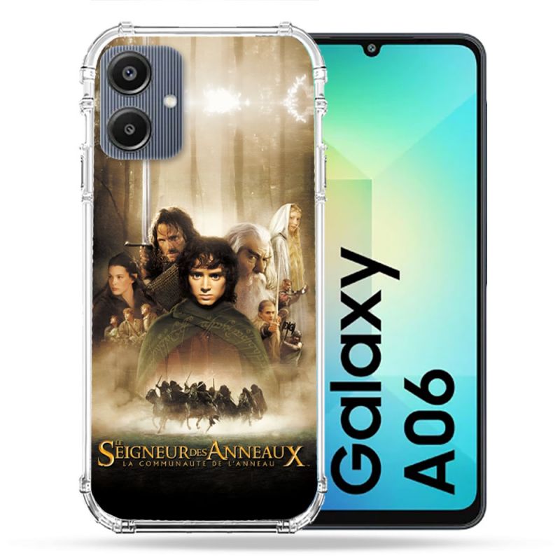 Coque Renforcée Pour Samsung Galaxy A06 Le seigneur Des Anneaux Affiche