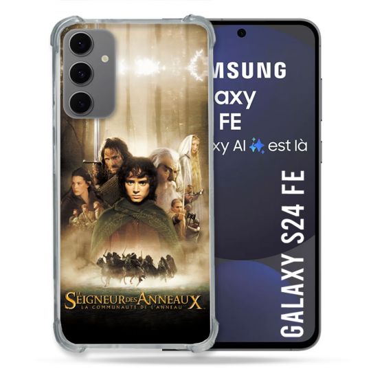 Coque Renforcée Pour Samsung Galaxy S24 FE Le seigneur Des Anneaux Affiche