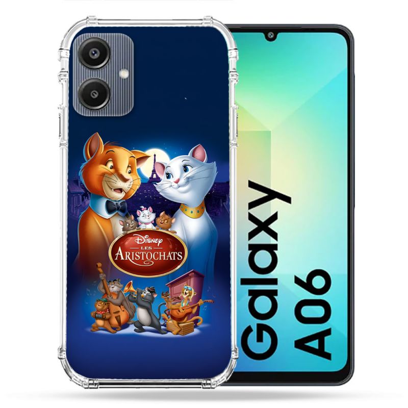 Coque Renforcée Pour Samsung Galaxy A06 Les Aristochats