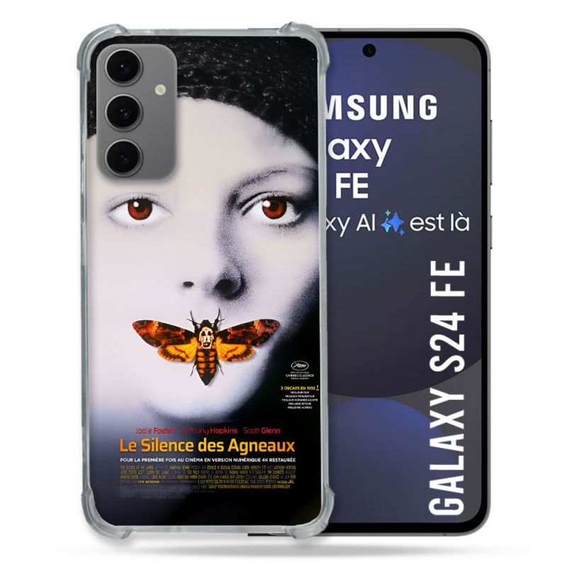 Coque Renforcée Pour Samsung Galaxy S24 FE Le Silence Des Agneaux Affiche