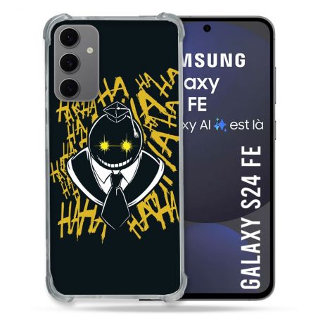 Coque Renforcée Pour Samsung Galaxy S24 FE Manga Assassination Classroom Kuro Noir