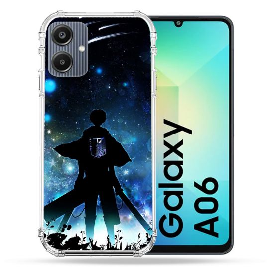 Coque Renforcée Pour Samsung Galaxy A06 Manga Attaque Titans Levi