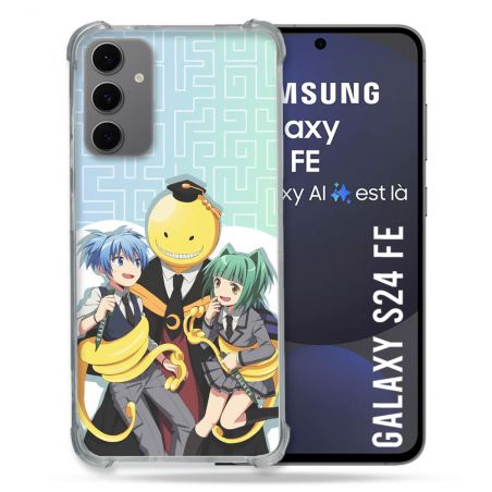 Coque Renforcée Pour Samsung Galaxy S24 FE Manga Assassination Classroom Kuro Trio