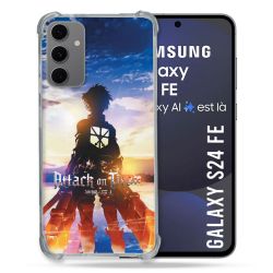 Coque Renforcée Pour Samsung Galaxy S24 FE Manga Attaque Titans Soleil