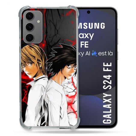 Coque Renforcée Pour Samsung Galaxy S24 FE Manga Death Note Duo