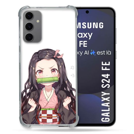 Coque Renforcée Pour Samsung Galaxy S24 FE Manga Demon Slayer Nezuko