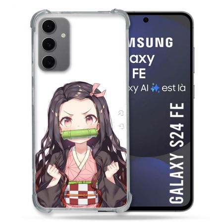 Coque Renforcée Pour Samsung Galaxy S24 FE Manga Demon Slayer Nezuko