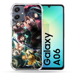 Coque Renforcée Pour Samsung Galaxy A06 Manga Demon Slayer Groupe