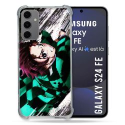 Coque Renforcée Pour Samsung Galaxy S24 FE Manga Demon Slayer Tanjiro