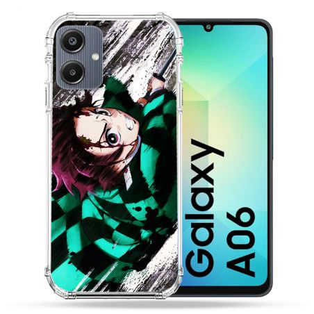 Coque Renforcée Pour Samsung Galaxy A06 Manga Demon Slayer Tanjiro