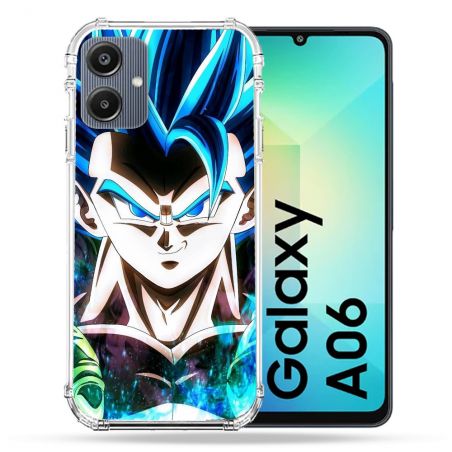 Coque Renforcée Pour Samsung Galaxy A06 Manga Dragon Ball Gogeta Visage