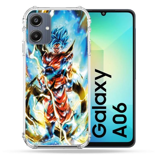 Coque Renforcée Pour Samsung Galaxy A06 Manga Dragon Ball Sangoku Blanc