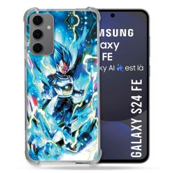 Coque Renforcée Pour Samsung Galaxy S24 FE Manga Dragon Ball Vegeta Bleu