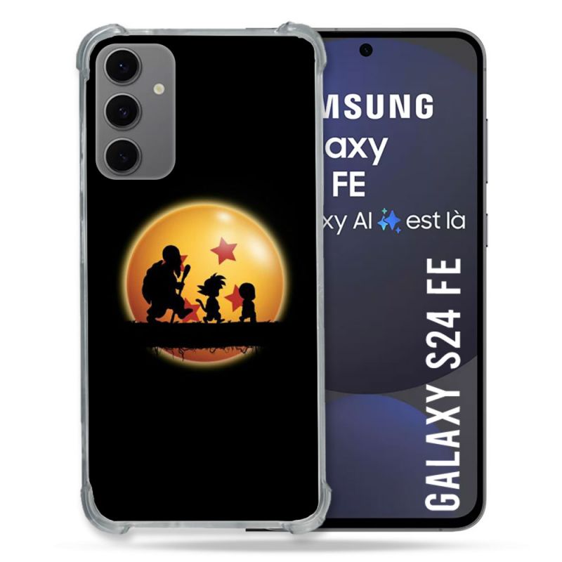 Coque Renforcée Pour Samsung Galaxy S24 FE Manga Dragon Ball Vintage