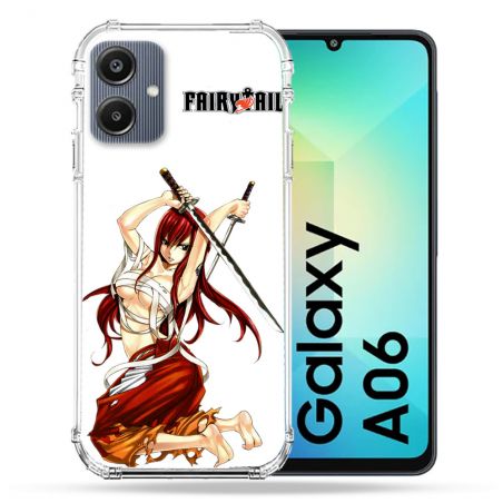 Coque Renforcée Pour Samsung Galaxy A06 Manga Fairy Tail Erza