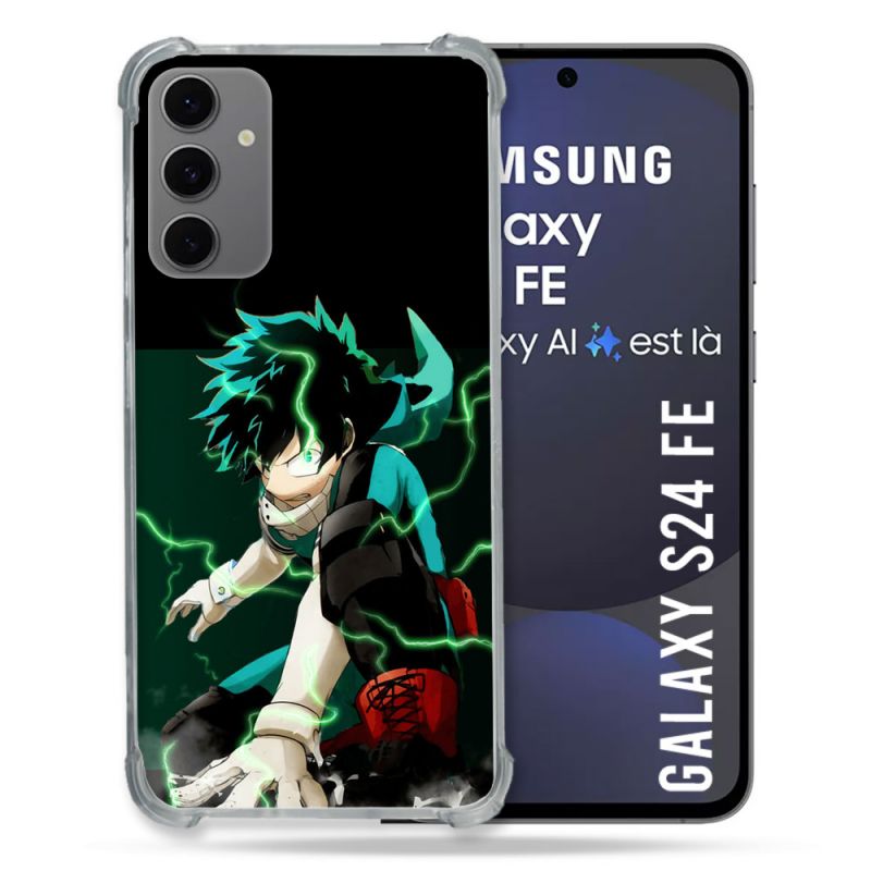 Coque Renforcée Pour Samsung Galaxy S24 FE Manga My Hero Academia Deku