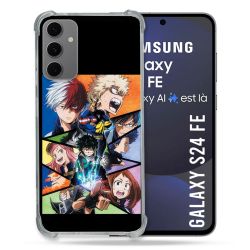 Coque Renforcée Pour Samsung Galaxy S24 FE Manga My Hero Academia Noir