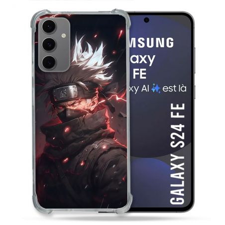 Coque Renforcée Pour Samsung Galaxy S24 FE Manga Naruto Kakashi Dark