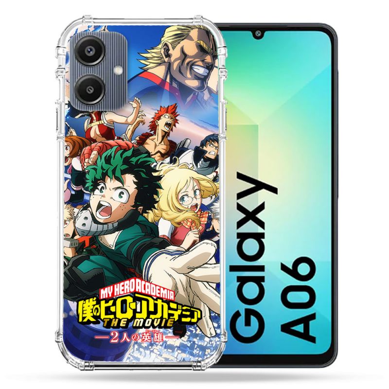 Coque Renforcée Pour Samsung Galaxy A06 Manga My Hero Academia Affiche
