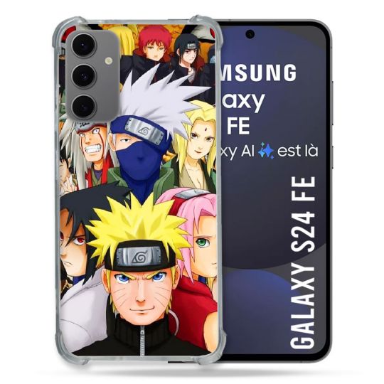 Coque Renforcée Pour Samsung Galaxy S24 FE Manga Naruto Team