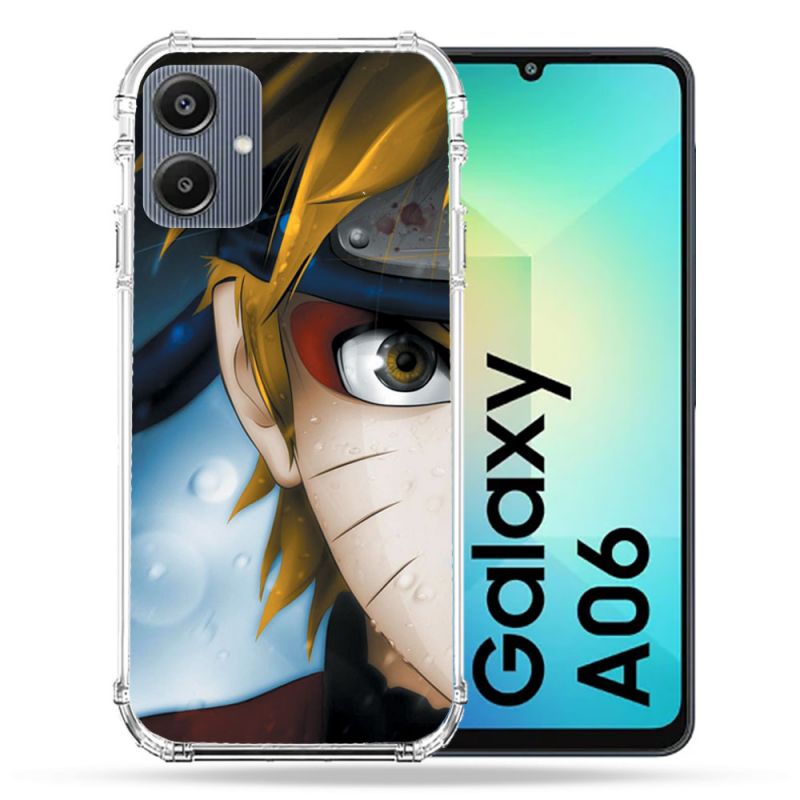 Coque Renforcée Pour Samsung Galaxy A06 Manga Naruto Blanc