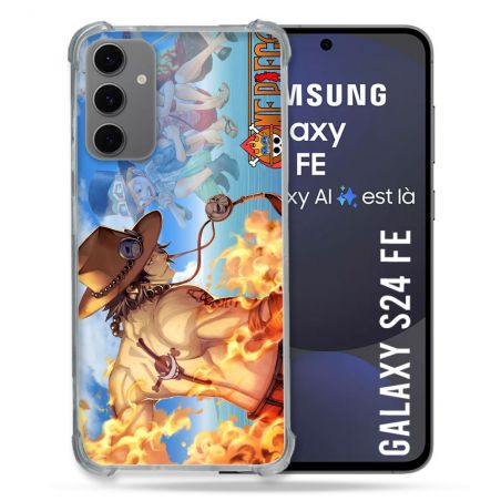 Coque Renforcée Pour Samsung Galaxy S24 FE Manga One Piece Ace Color