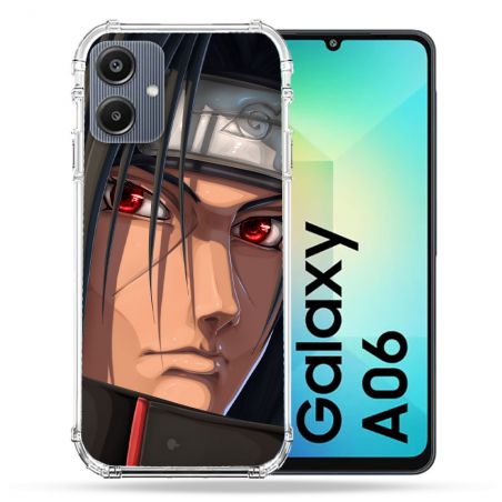 Coque Renforcée Pour Samsung Galaxy A06 Manga Naruto Itachi Visage