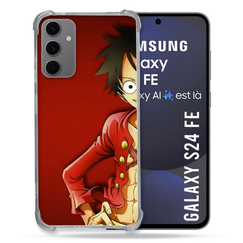Coque Renforcée Pour Samsung Galaxy S24 FE Manga One Piece Luffy