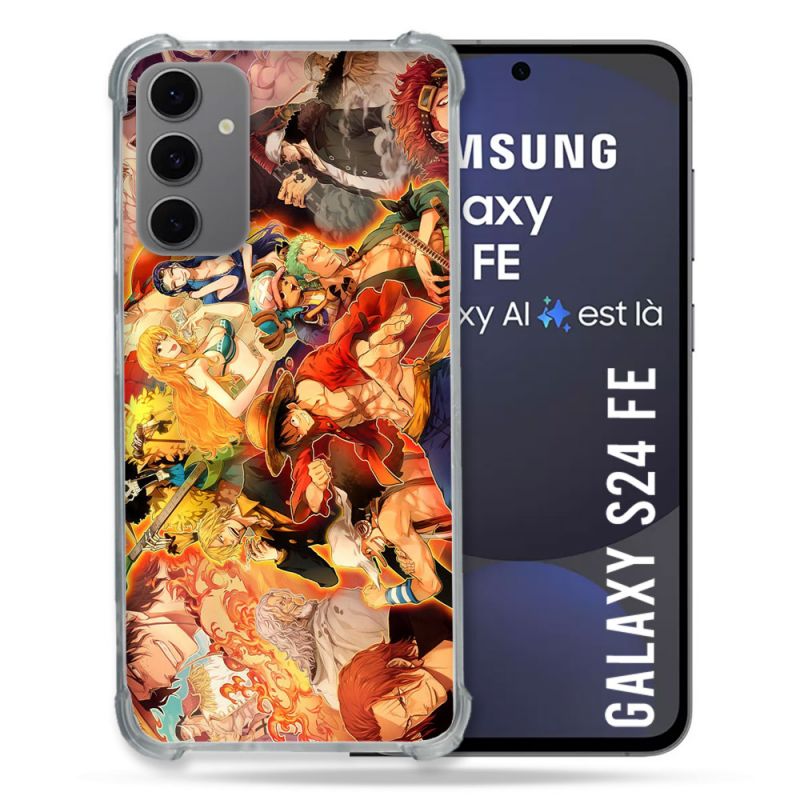 Coque Renforcée Pour Samsung Galaxy S24 FE Manga One Piece Nakama