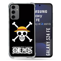 Coque Renforcée Pour Samsung Galaxy S24 FE Manga One Piece Tete de Mort