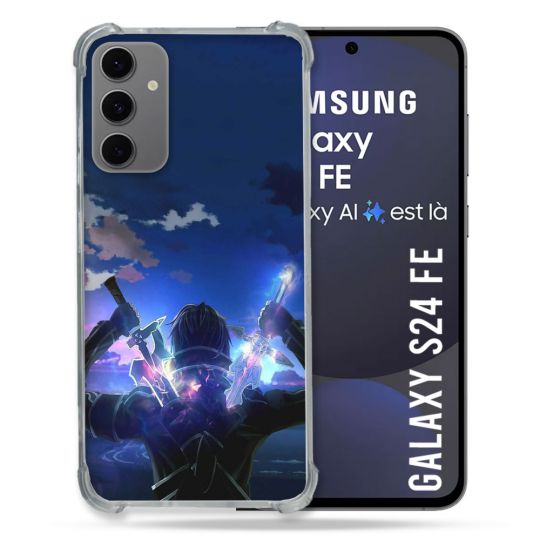 Coque Renforcée Pour Samsung Galaxy S24 FE Manga SAO sword Art Online Epee