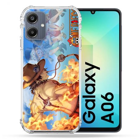 Coque Renforcée Pour Samsung Galaxy A06 Manga One Piece Ace Color
