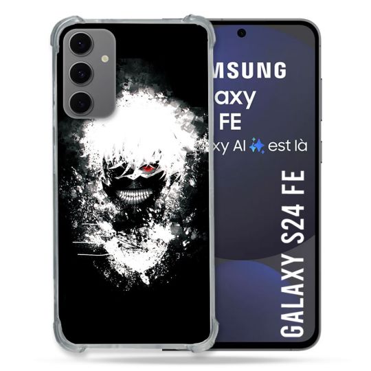 Coque Renforcée Pour Samsung Galaxy S24 FE Manga Tokyo Ghoul Kaneki Tag