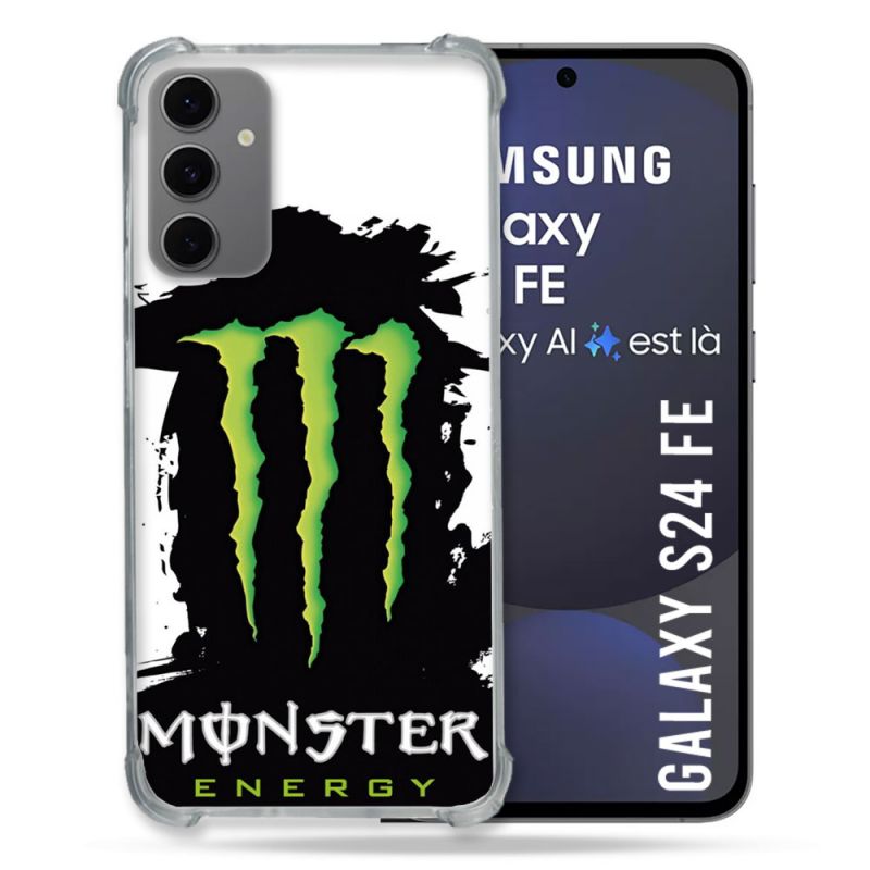 Coque Renforcée Pour Samsung Galaxy S24 FE Monster Energy Tache