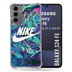 Coque Renforcée Pour Samsung Galaxy S24 FE Nike Turquoise
