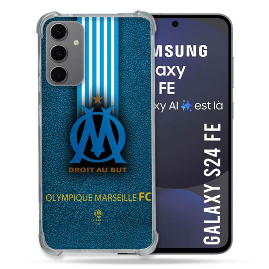 Coque Renforcée Pour Samsung Galaxy S24 FE Olympique Marseille OM Bande