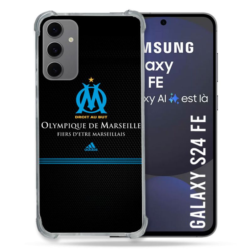 Coque Renforcée Pour Samsung Galaxy S24 FE Olympique Marseille OM Fier etre Marseillais