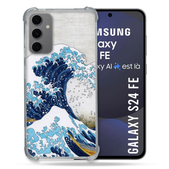 Coque Renforcée Pour Samsung Galaxy S24 FE Peinture La Grande Vague