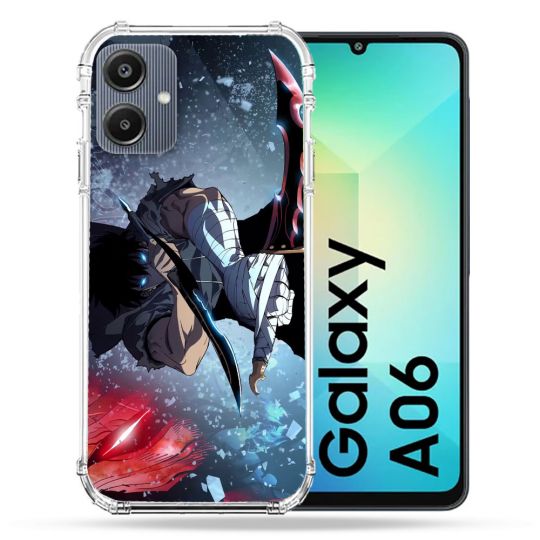 Coque Renforcée Pour Samsung Galaxy A06 Manga Solo Leveling Sung Epee