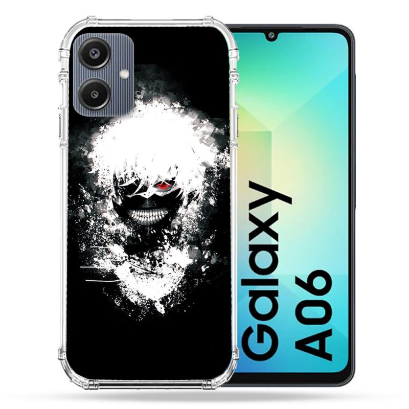 Coque Renforcée Pour Samsung Galaxy A06 Manga Tokyo Ghoul Kaneki Tag