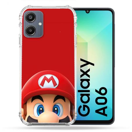 Coque Renforcée Pour Samsung Galaxy A06 Mario Rouge