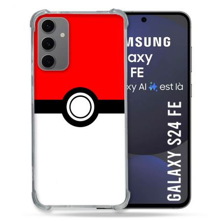 Coque Renforcée Pour Samsung Galaxy S24 FE Pokemon Pokeball