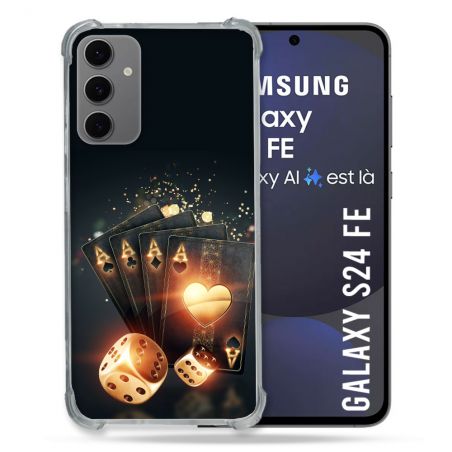 Coque Renforcée Pour Samsung Galaxy S24 FE Poker Des