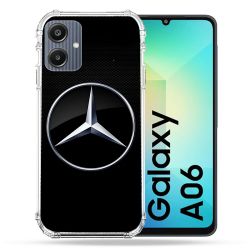 Coque Renforcée Pour Samsung Galaxy A06 Mercedes Carbone