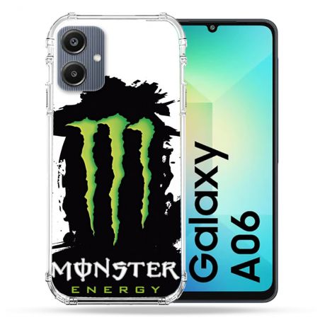 Coque Renforcée Pour Samsung Galaxy A06 Monster Energy Tache