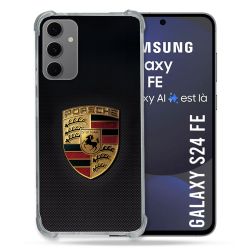 Coque Renforcée Pour Samsung Galaxy S24 FE Porsche Carbone