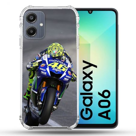 Coque Renforcée Pour Samsung Galaxy A06 Moto Course GP Wheeling 46